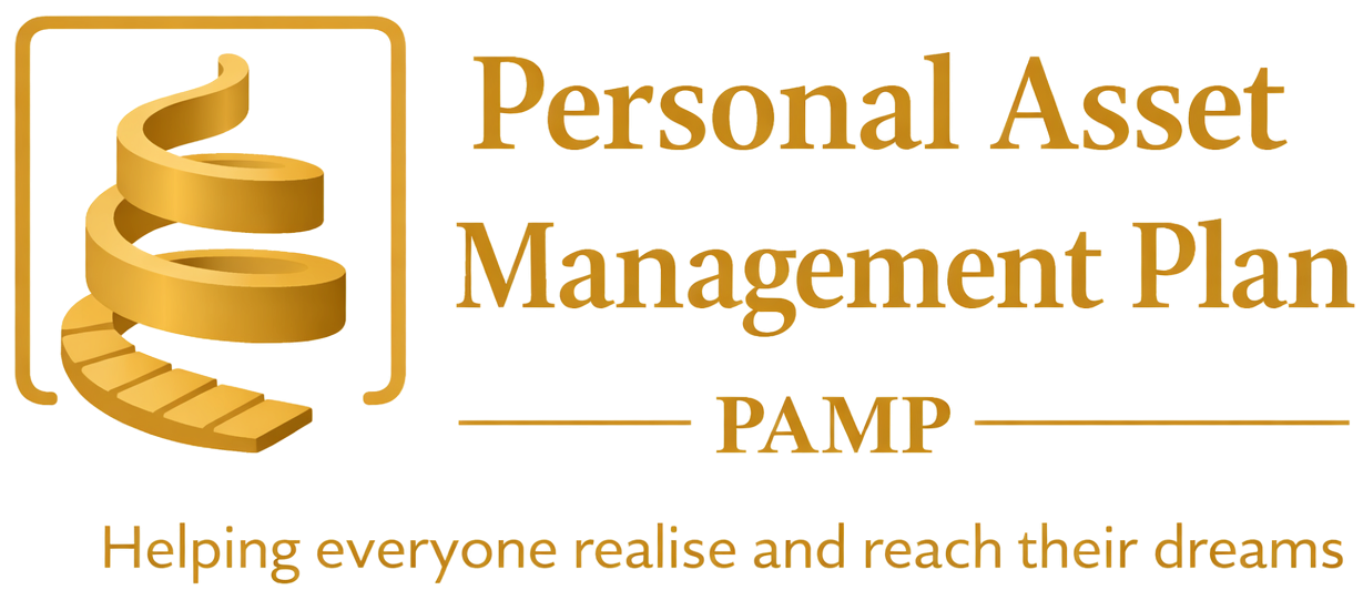 PAMP spiral staircase logo