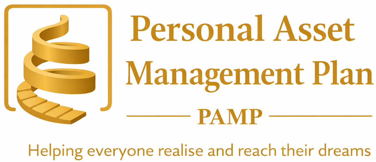 PAMP spiral staircase logo